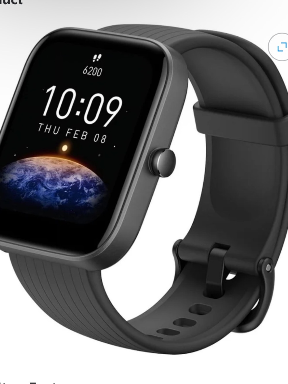 Amazefit Bio 3 Pro Black Fitness Smartwatch
